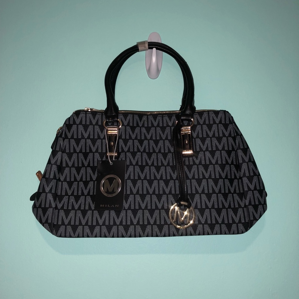 Milan Black and Brown Purses